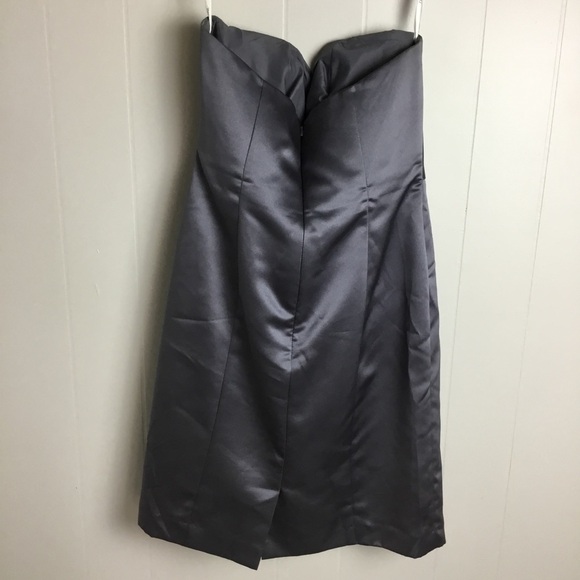 David’s Bridal Strapless Dress Dusty Size 6 - Picture 5 of 7